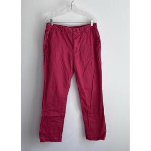 Vineyard Vines Men’s Slim Fit Breaker Pants Raspberry Red  Size 34 X 32